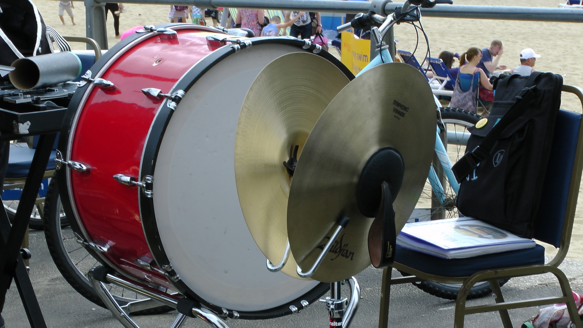 Bass Drum And Cymbals