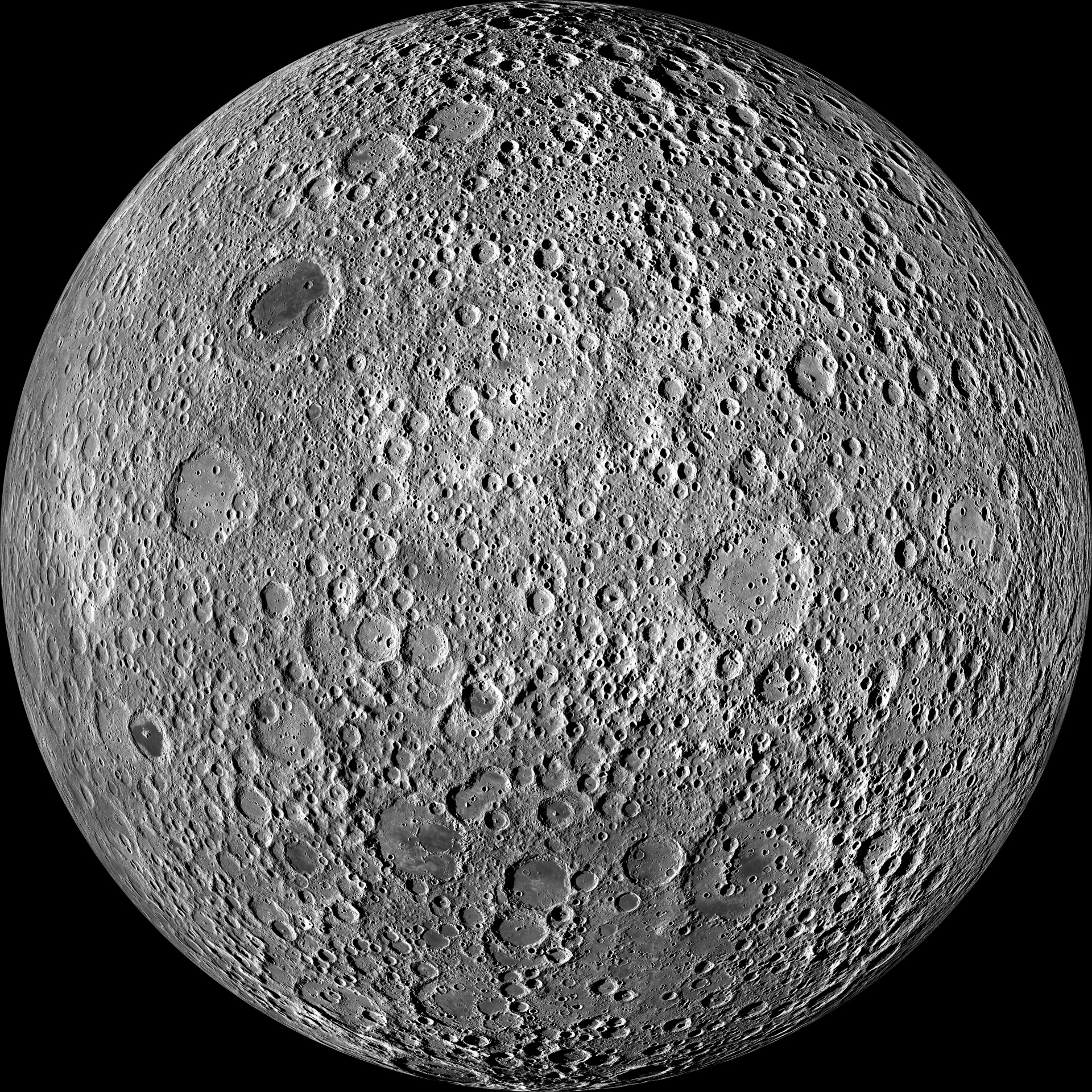 Lunar Reconnaissance Orbiter image of the far side of the moon