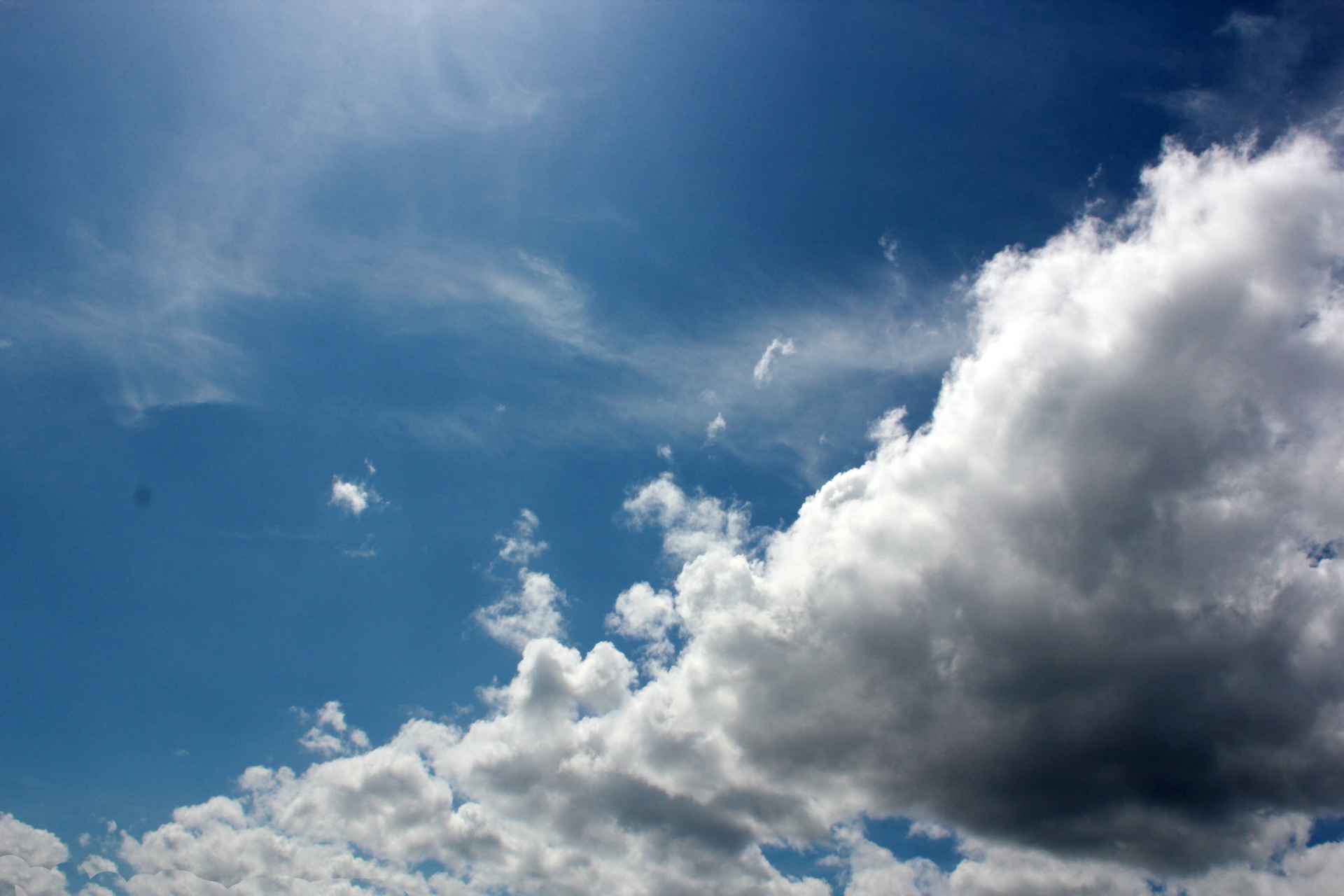 White Clouds And Blue Sky Free Stock Photo - Public Domain Pictures