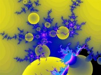 Blue And Yellow Fractal