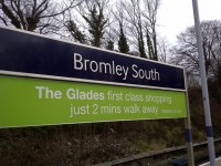 Bromley South Platform Sign
