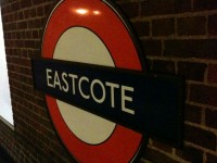 Eastcote London Underground Sign