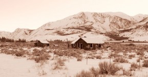 Eastern Sierra Winter - Old Homes