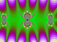 Green And Purple Fractal