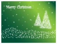 Merry Christmas In Green