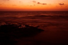Orange Sea Sunset
