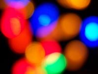 Out Of Focus Christmas Lights