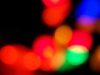 Out-of-Focus Christmas Lights