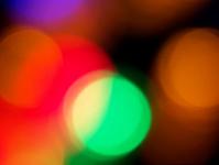 Out-of-Focus Christmas Lights