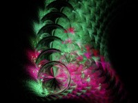 Pink And Green Fractal