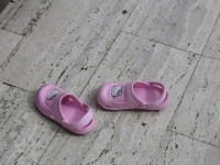 Small Pink Crocs
