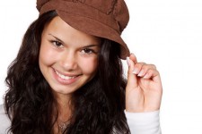 Smiling Woman With Hat