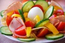 Vegetable Plate With Ham