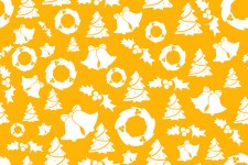 Yellow Christmas Background