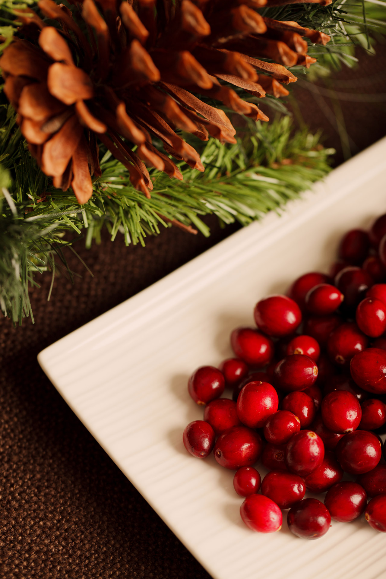 Cranberries With Decorations