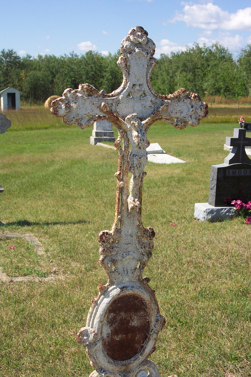 Gravestone Jesus Cross