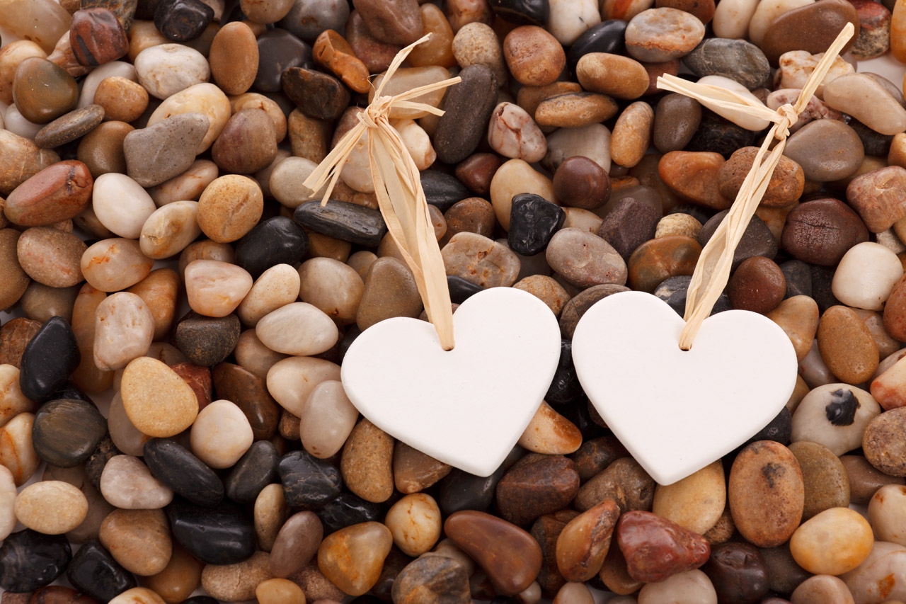 Hearts On Pebbles