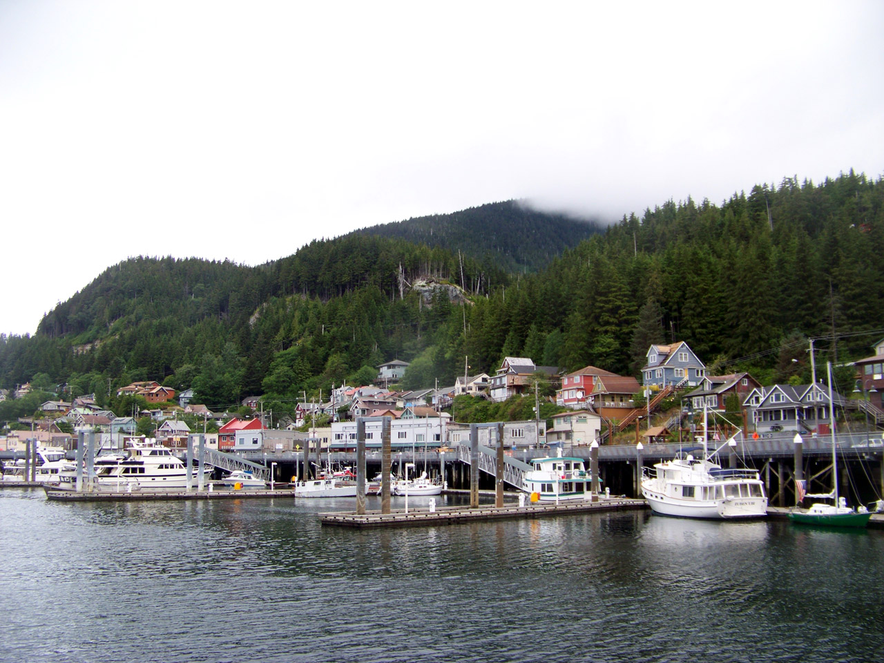 View of Ketchikan Harbor, Alaska