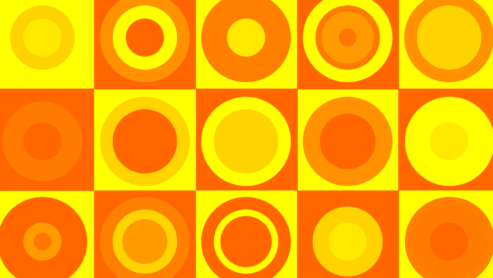 Orange/Yellow Retro Background