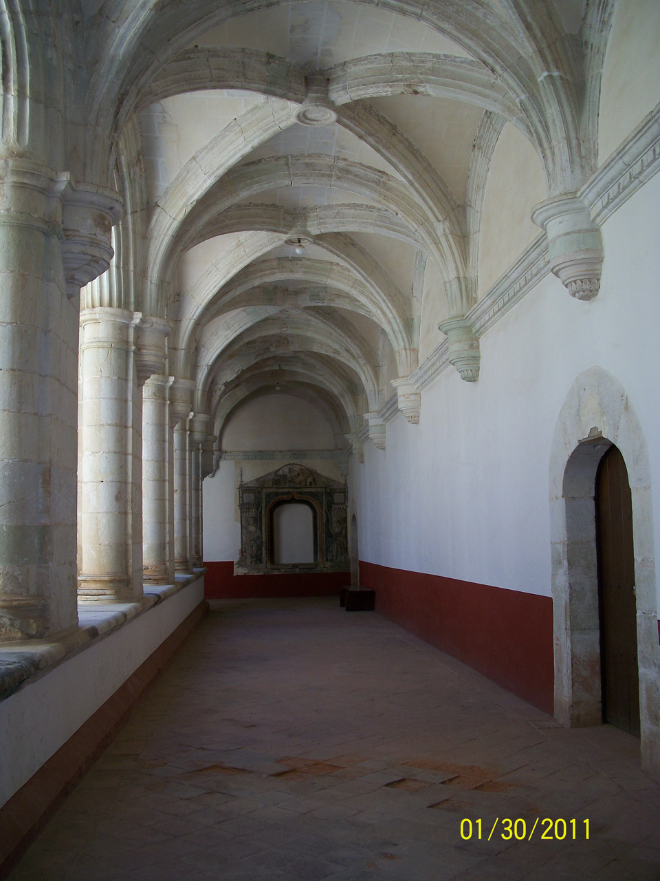 Hall corridor of the former Monastery of Cuilapam of Guerrero, Oaxaca.