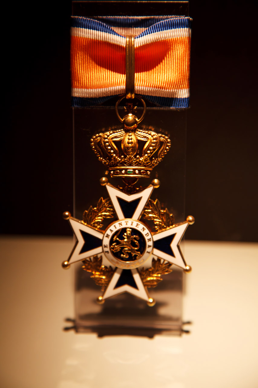 royal medal with ribbon
