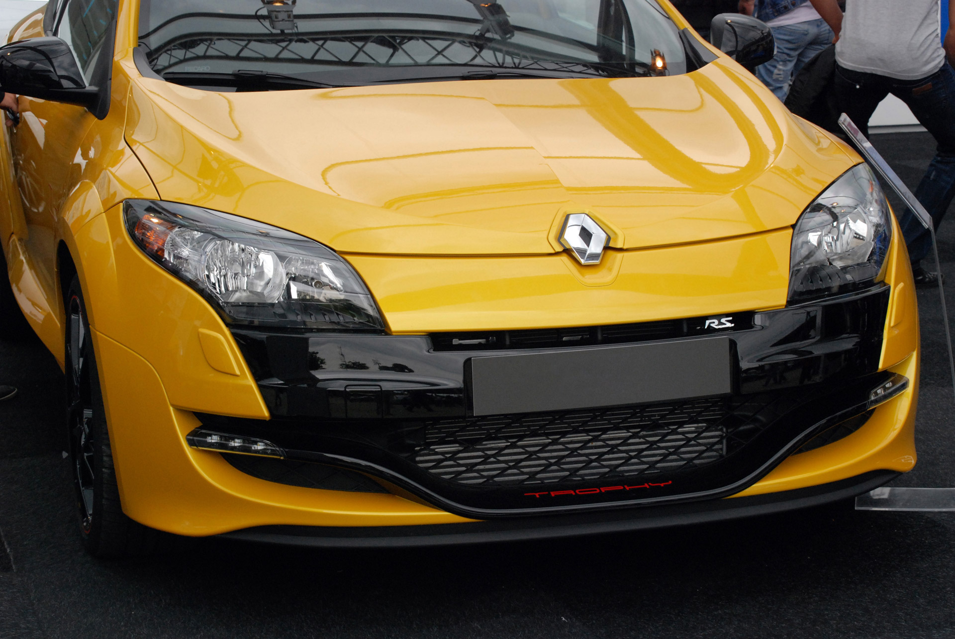 Detailed shot of a sports car front