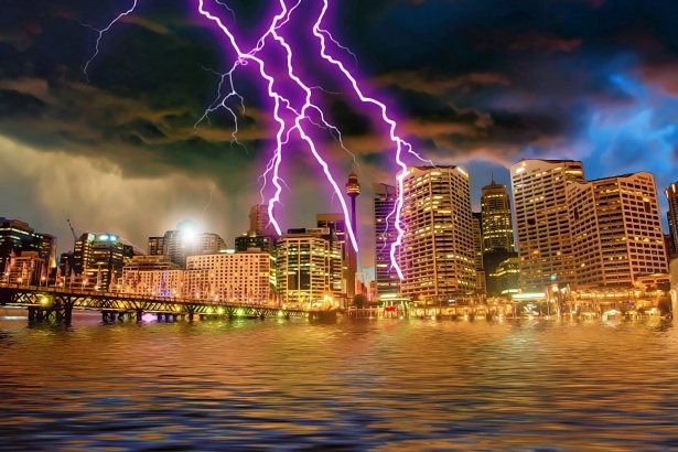 Noapte furtună cu descărcări electrice Poza gratuite - Public Domain  Pictures