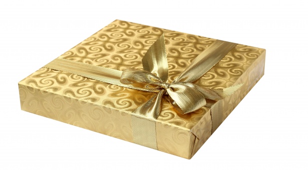 Gift Box Gold Ribbon Free Stock Photo - Public Domain Pictures