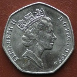 1994 Fifty Pence Coin