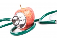 Apple And Stethoscope