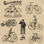 Bicycles Vintage Wallpaper Adverts
