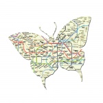 Butterfly London Underground Map