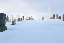 Cemetery Snow