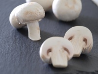 Mushrooms On Slate