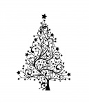 Christmas Tree Modern Card