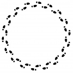 Footprints Logo Circle