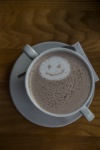 Hot Drink With Smiley Face