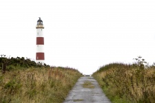 Lighthouse On White