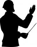 Music Conductor Silhouette