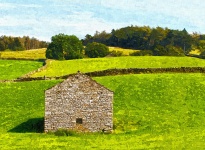 Pasture Landscape Painting