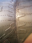 Rivets On Metal Surface