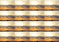 Sunset Duplicate Wallpaper