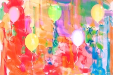 Watercolour Balloons