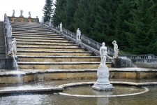 Wide Steps With Fountains