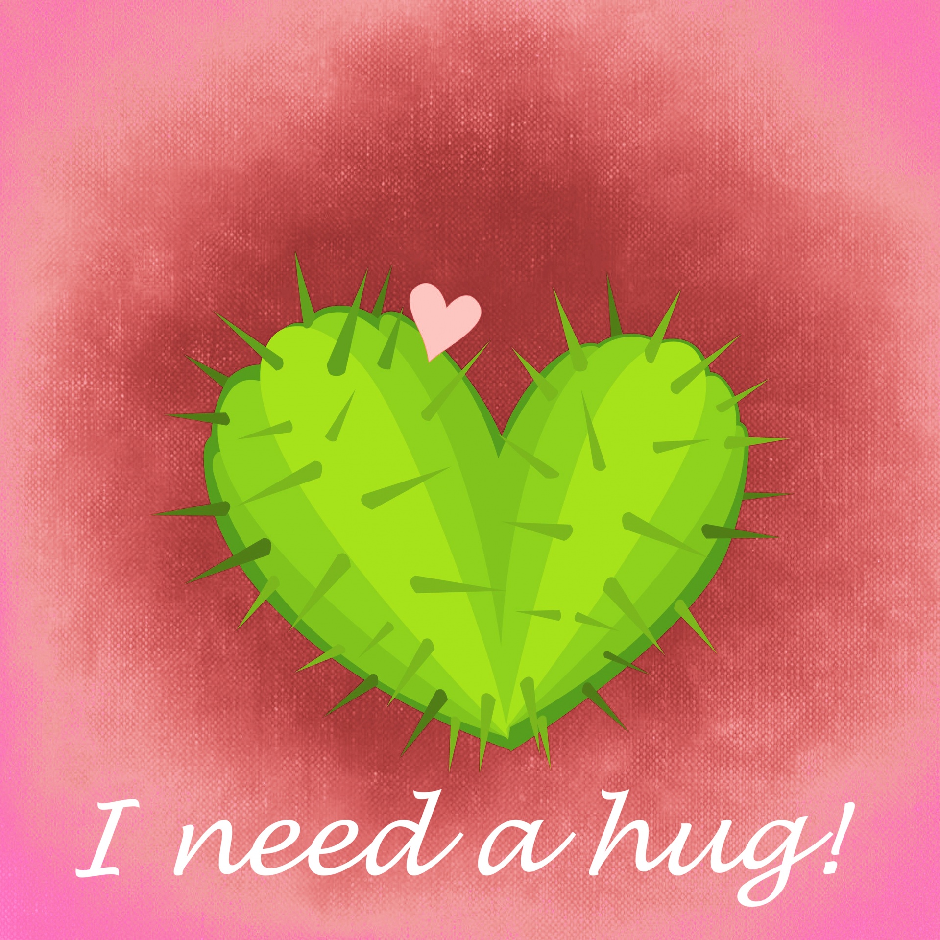 Cactus Heart Love