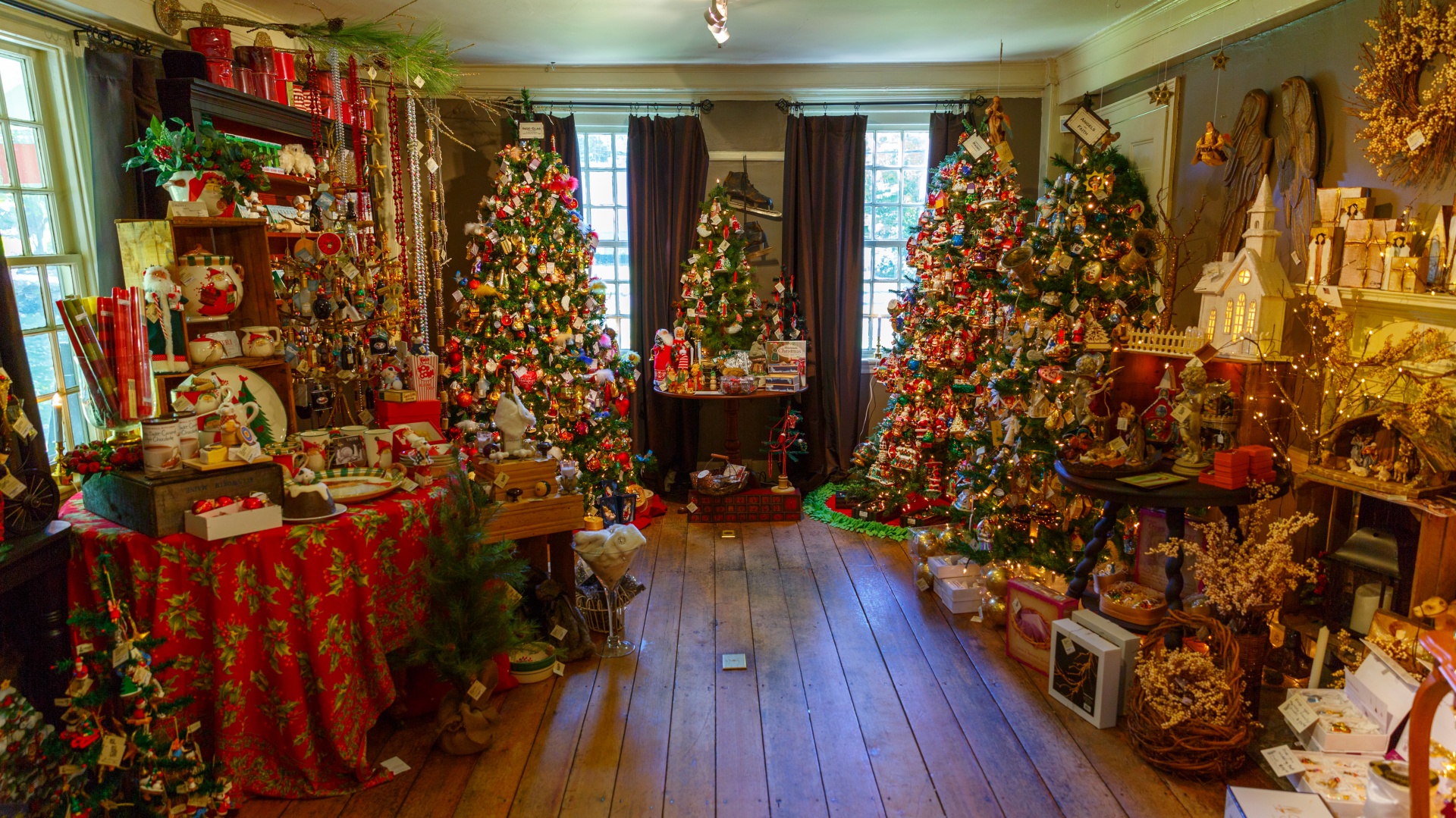Christmas Shop Interior