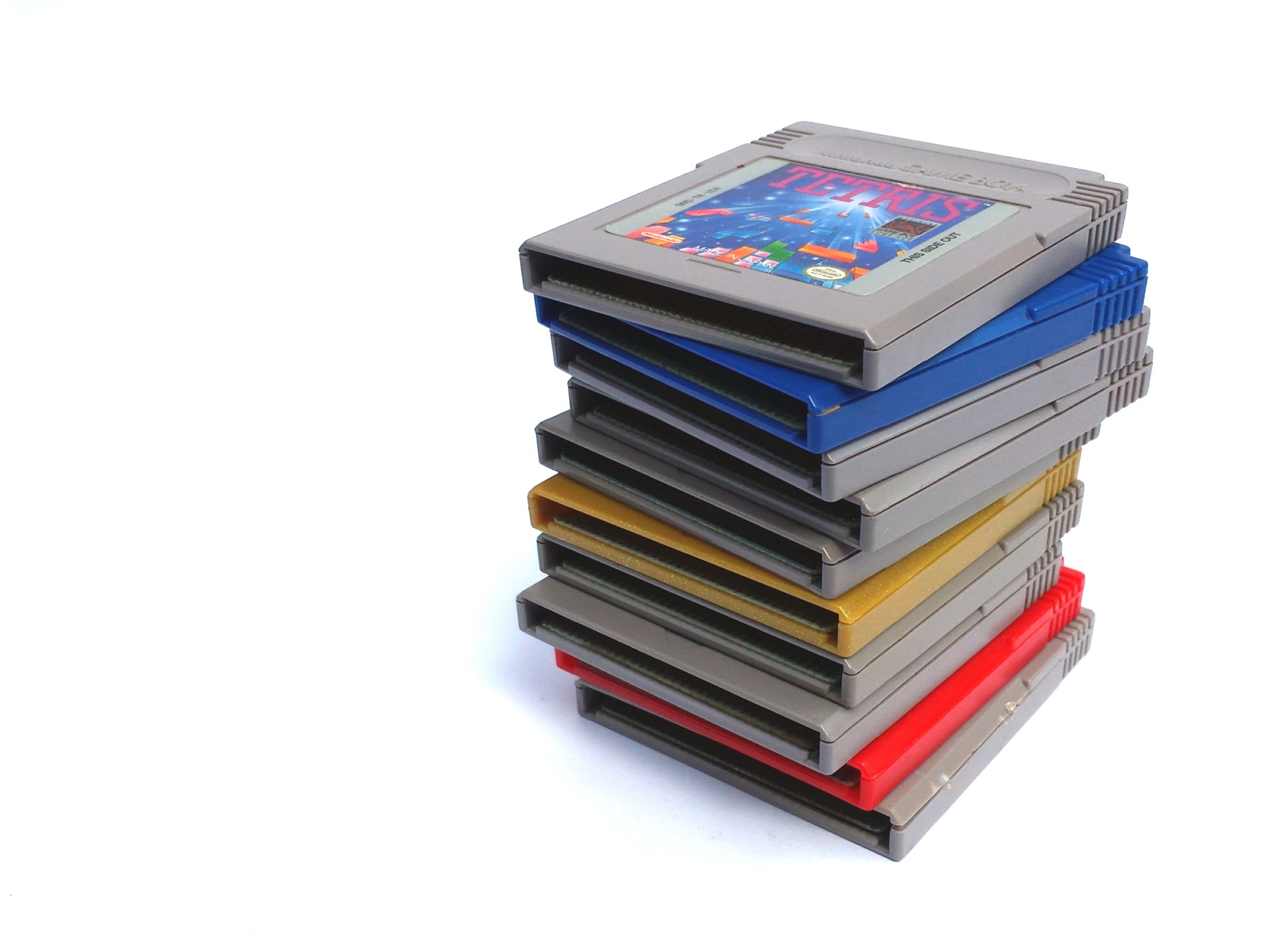 Pile Of Nintendo Game Boy Games