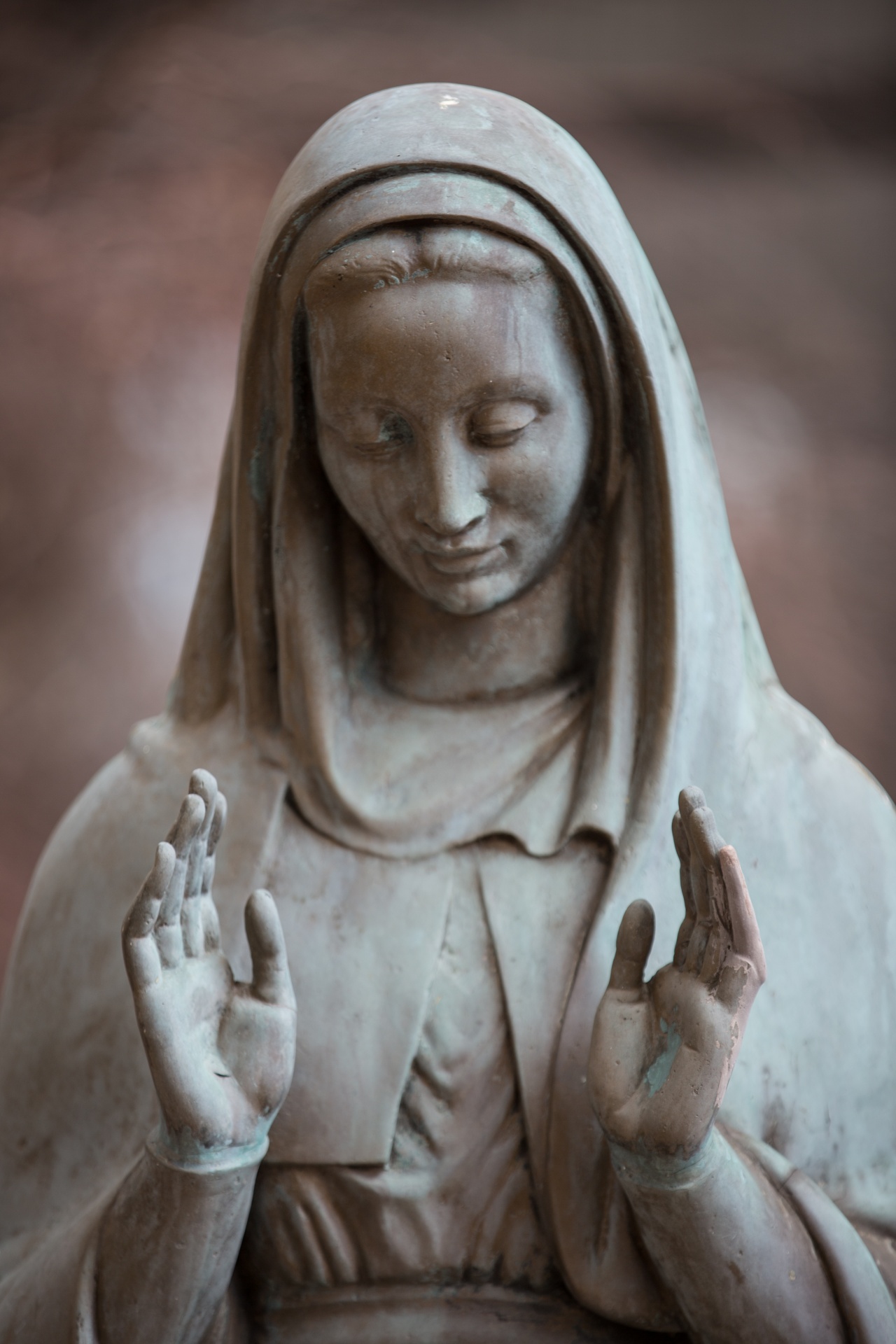 Sad Woman Praying