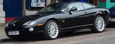 Black Jaguar Sports Car