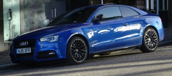 Blue Audi Quattro